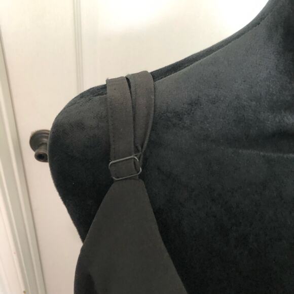 Emerald Sundae‎ Womens Maxi Dress Size 14 Black Ruched Side Sleeveless NWT - Picture 5 of 14